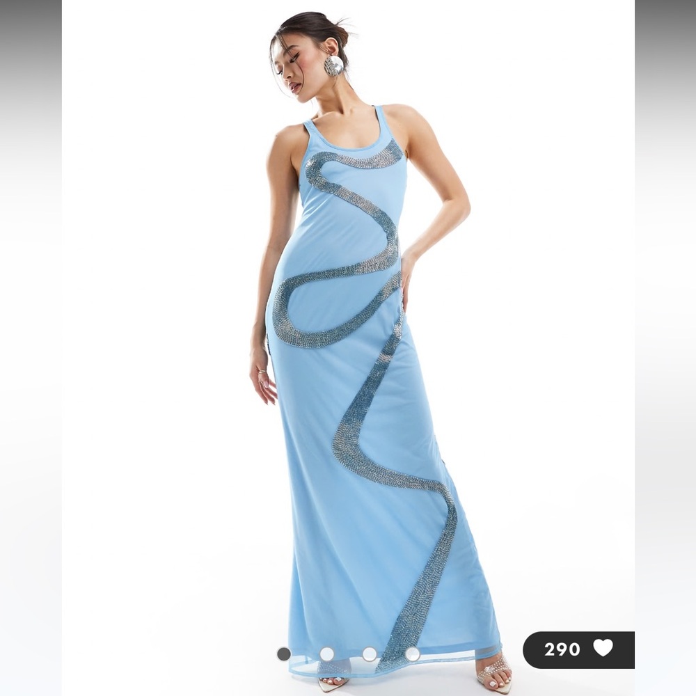 ASOS Blue Maxi Dress - NWT